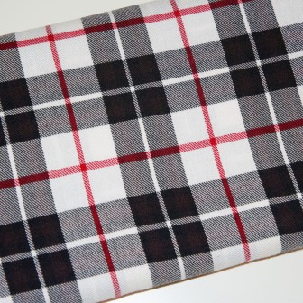 Tartan xadrez fundo branco