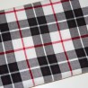 Tartan xadrez fundo branco