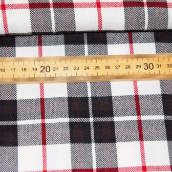 Tartan xadrez fundo branco