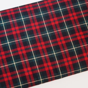Tartan xadrez vermelho