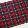 Tartan xadrez vermelho