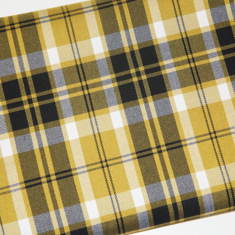 xadrez amarelo grande, xadrez, xadrez, fundo de padrão tartan