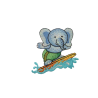 Elefante - Aplicação Termocolante