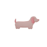 Cão Rosa - Aplicação Termocolante