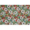 Tecido das Joaninhas com Flores