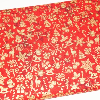 Tecido de Natal Vermelho