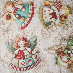   
                                    Loneta de Anjos de Natal
                              