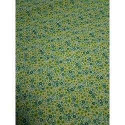   
                                    Tecido com Flores "Verde"
                              