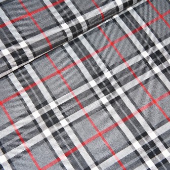 Tartan Xadrez Cinzento